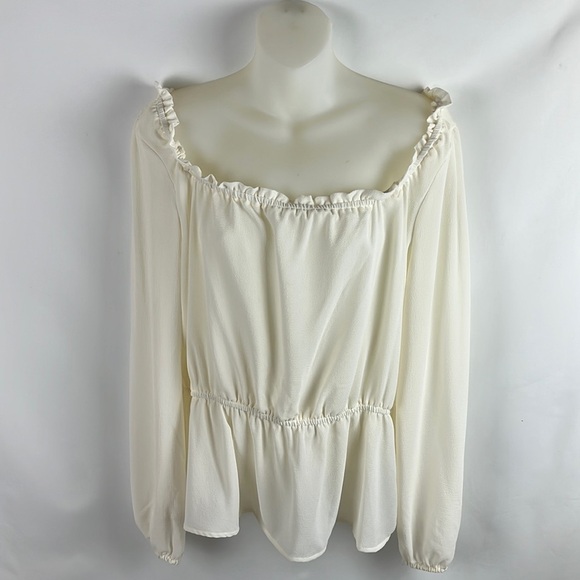Michael Kors Off the Shoulder Top Blouse - Picture 1 of 10